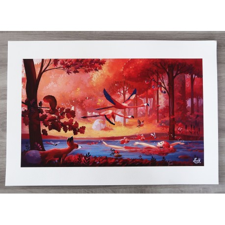 RED AND THE FOREST A3